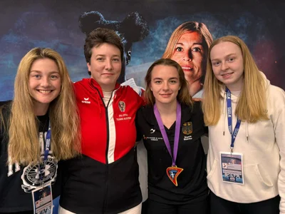  (v l.n.r.:) Lissy Steils, Bianca Feichtlbauer, Sophie Büscher und Melina Fredlmeier