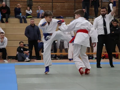 In der U14, -40 kg erkämpfte sich Nazar Trufen (links im Bild) die Silbermedaille.