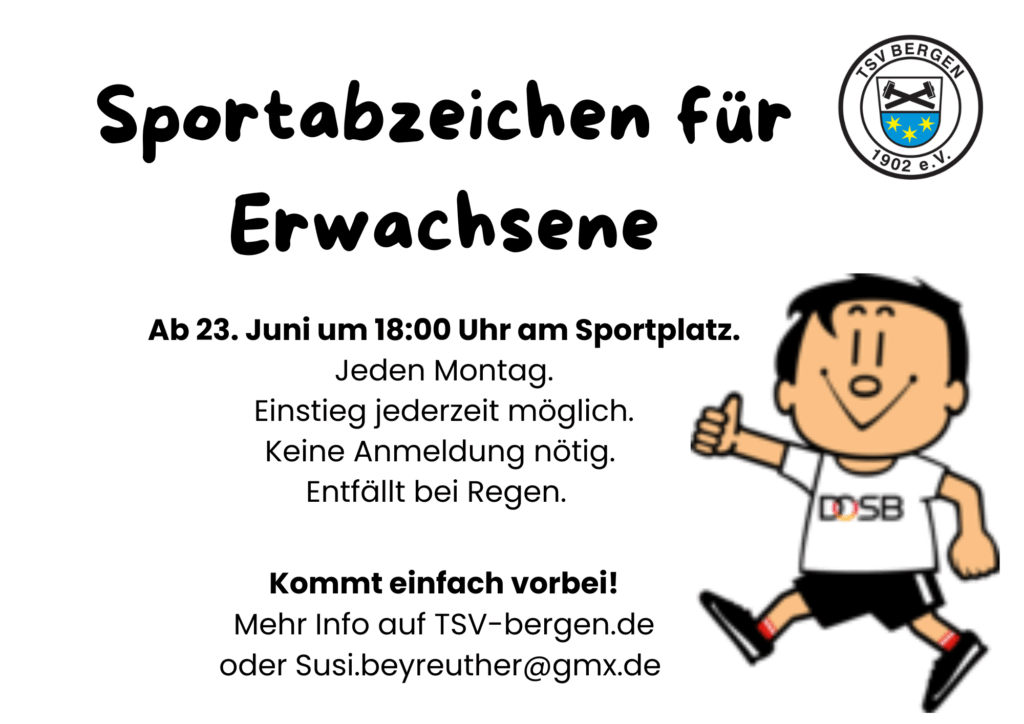 Sportabzeichen TSV Bergen