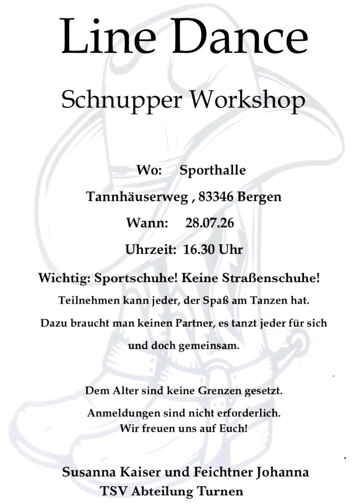 Line Dance Workshop TSV Bergen